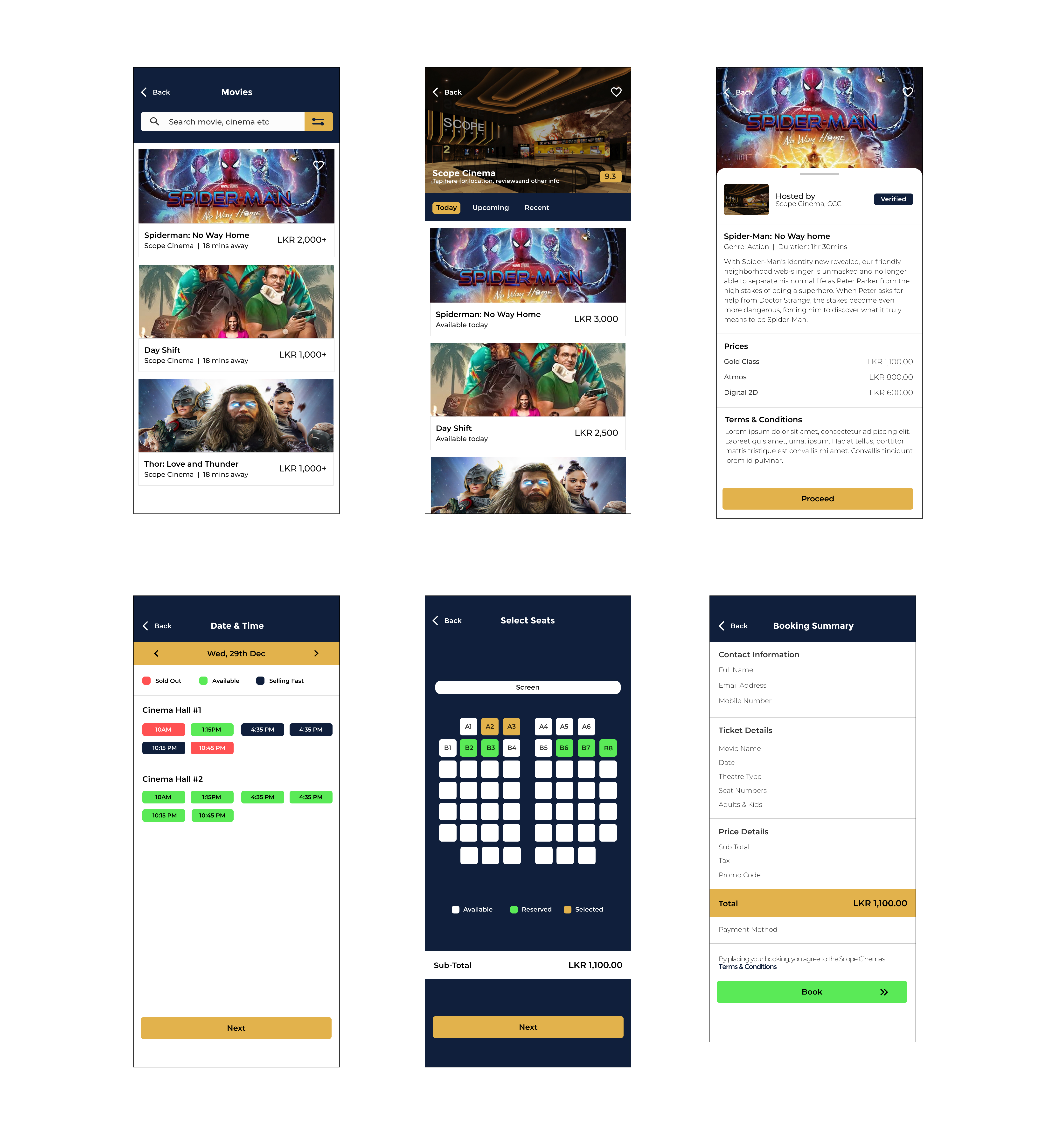 Gala browse movies userflow